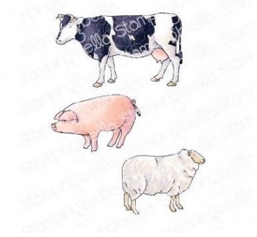 Stamping Bella - EDGAR AND MOLLY COLLECTION - VINTAGE FARM ANIMALS