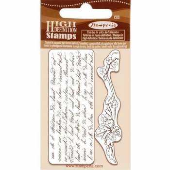 Stamperia High Definition Stamps - Writings & Branch