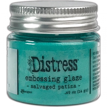 Tim Holtz Distress Embossing Glaze - Salvaged Patina