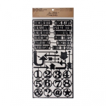 Tim Holtz - Alpha Parts - Framed