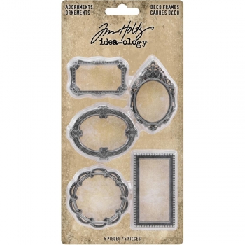 Tim Holtz - 5 Adornments - Deco Frames