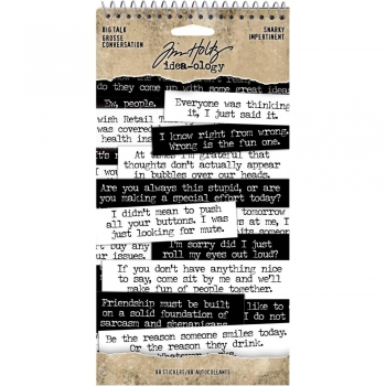 Tim Holtz Big Talk - Snarky 