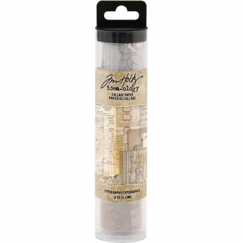 Tim Holtz Collage Paper - Typography/Typographie