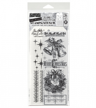 Tim Holtz Layering Stamps/Stencil - Department Store