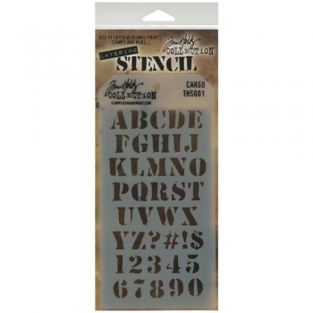 Tim Holtz Layering Stencil - Cargo