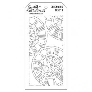 Tim Holtz Layering Stencil - Clockwork
