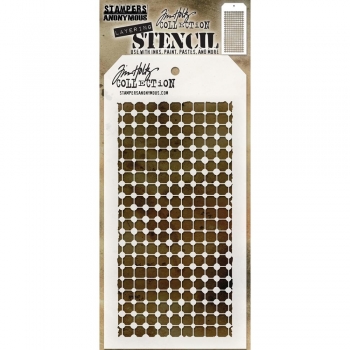 Tim Holtz Layering Stencil - Grid Dot