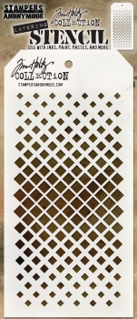 Tim Holtz Layering Stencil - Gradient Square