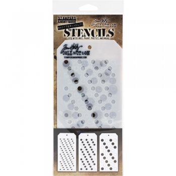 Tim Holtz Layered Stencil Set - Shifter Multidots