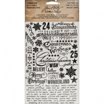 Tim Holtz Remnant Rubs - Christmastime