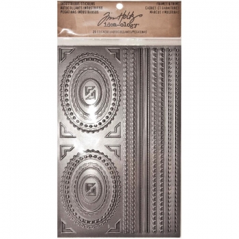 Tim Holtz Industrious Stickers - Frames & Trims