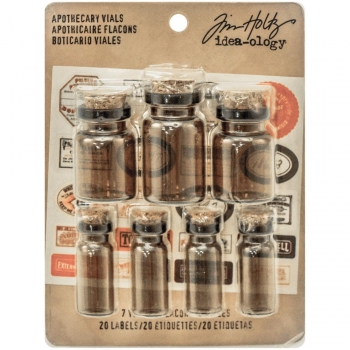 Tim Holtz - Apothecary Vials / Glasfläschchen