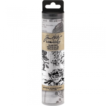 Tim Holtz Collage Paper - Botanical