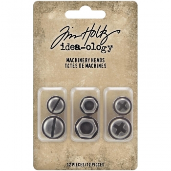 Tim Holtz - idea-ology - Machinery Heads 12 Stk.