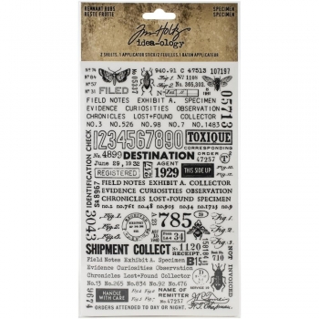 Tim Holtz Remnant Rubs - Specimen