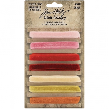 Tim Holtz Velvet Trims - Warm