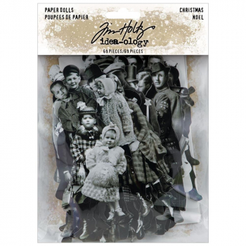 Tim Holtz Paper Dolls - Christmas - 69Stk.