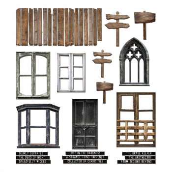 Tim Holtz - Baseboards - Halloween 