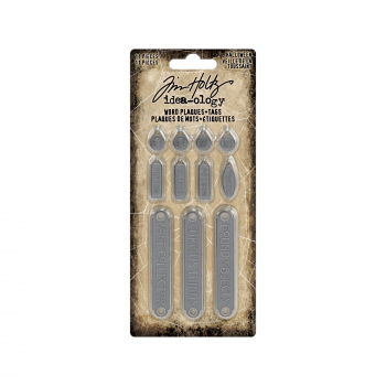 Tim Holtz idea-ology - Word Plaques + Tags - Halloween