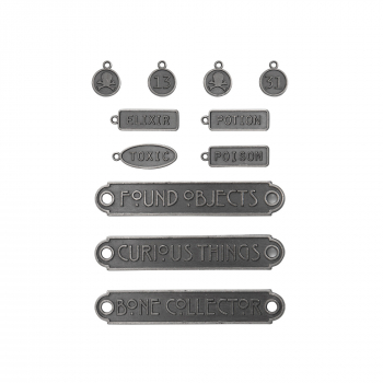Tim Holtz idea-ology - Word Plaques + Tags - Halloween