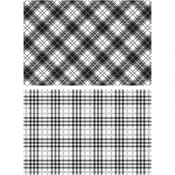 Tim Holtz Stempelset - Perfect Plaids