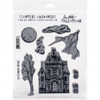 Tim Holtz Stempelset - Sketch Manor