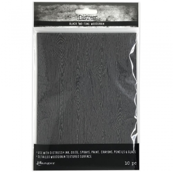 Tim Holtz Distress Black Two-Tone Woodgrain
