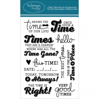 Technique Tuesday Clearstamps - Time Of Our Life