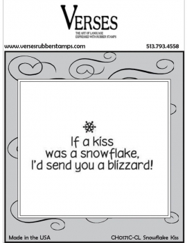 !Verses Cling - Snowflake Kiss!