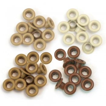 We R memory keepers Standard Eyelets - braun