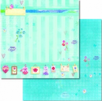 Ursus-Glitter Papier 12"x12" Frühling-Motiv 08