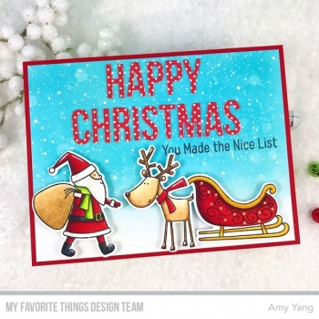 MFT Die-Namics Stanz & Stempel Set - Here Comes Santa Claus