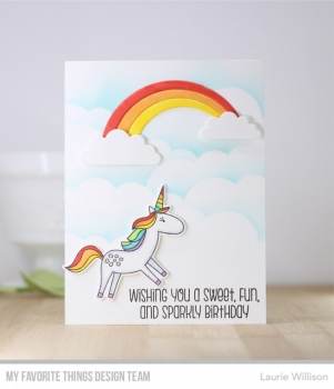MFT Die-Namics Stanz & Stempel Set - Rainbows & Unicorns