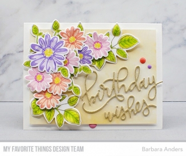 MFT Die-Namics Stanz & Stempel Set - Painted Petals