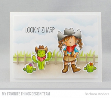 MFT - 6" x 6" Schablone - Stencil Grassy Edges