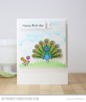 MFT - 6" x 6" Schablone - Stencil Grassy Edges