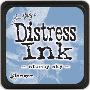 Mini Distress Ink Pad - Stormy Sky