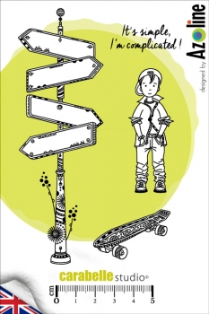 Carabelle Studio - A6 Azoline - Zinouk of Belleville (kleiner Junge mit Skatboard)