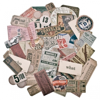 Tim Holtz Ephemera Pack - Expedition
