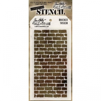 Tim Holtz Layering Stencil - Bricked