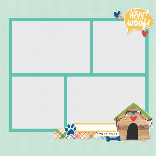 Simple Stories Page Pieces - Fur Baby - Dog