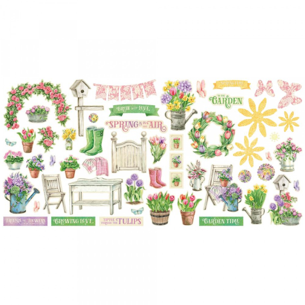 Graphic 45 Ephemera - Grow with love