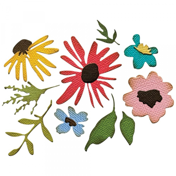 Sizzix Sidekick Side-Order Thinlits/ Texture Fades - Vault Floristry