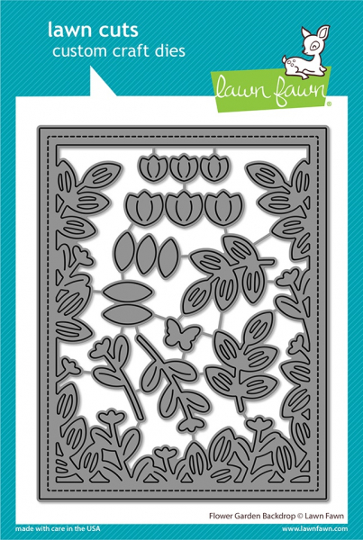 Lawn Fawn Die - Flower Garden Backdrop