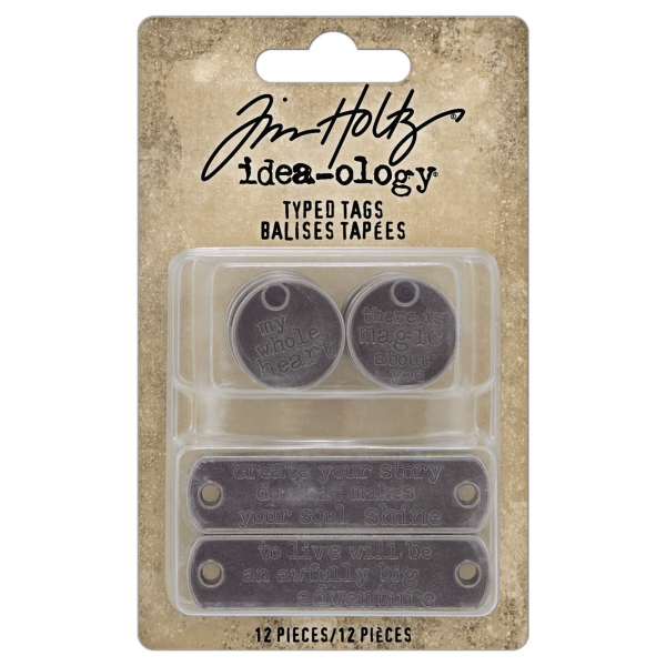 Tim Holtz- Typed Tags