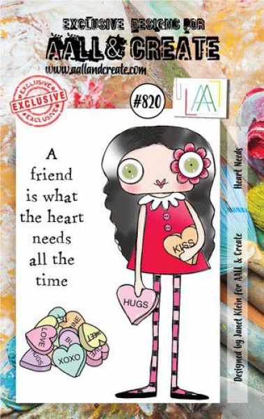 AALL & CREATE Clear Stamps - Heart Needs