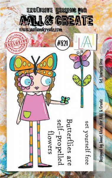 AALL & CREATE Clear Stamps - Set Yourself Free