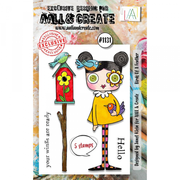 AALL & CREATE Clear Stamps - Birds Of A Feather #1131