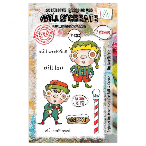 AALL & CREATE Clear Stamps - The North Pole #1313