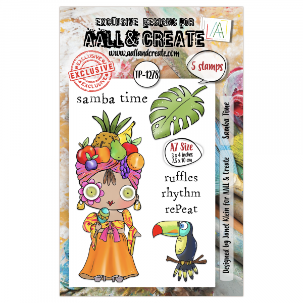 AALL & CREATE Clear Stamps - Samba Time #1278